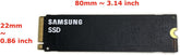 SAMSUNG MZVL22T0HBLB-00A00 PM9A1 2TB M.2 PCIe 4.0 x4 (NVMe) SSD