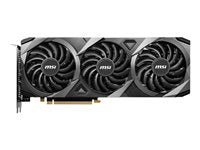 MSI GeForce RTX 3060 VENTUS 3X 12G OC - Graphics card - GF RTX 3060 - 12 GB GDDR6 - PCIe 4.0 x16 - HDMI, 3 x DisplayPort