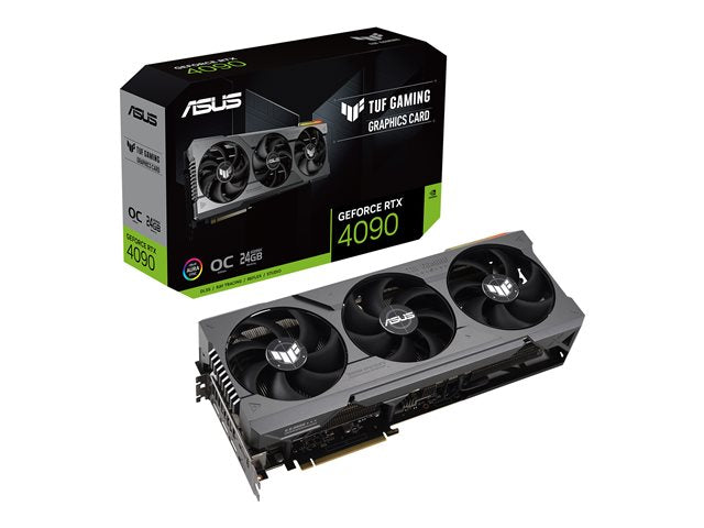 ASUS TUF Gaming GeForce RTX 4090 - OC Edition - graphics card - NVIDIA GeForce RTX 4090 - 24 GB GDDR6X - PCIe 4.0 - 2 x HDMI, 3 x DisplayPort