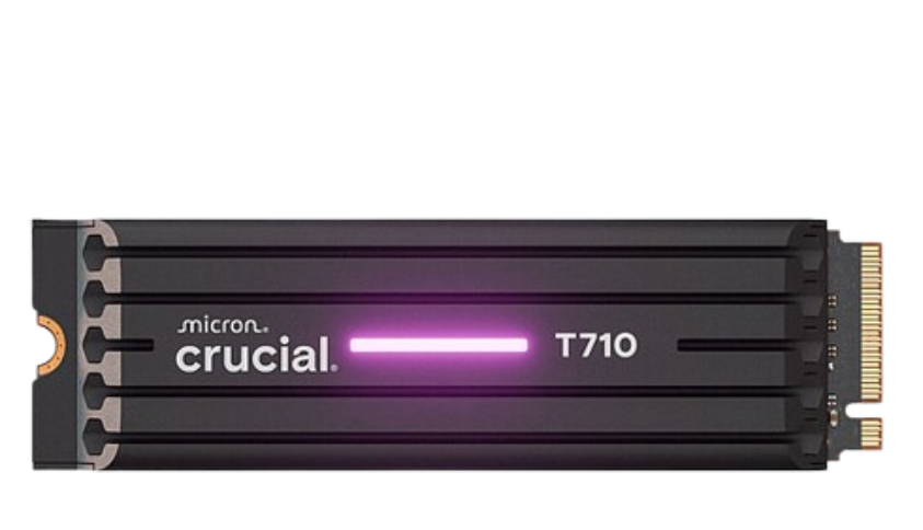 Crucial T710 PCIe 5.0 NVMe M.2 2280 Internal SSD with Heatsink