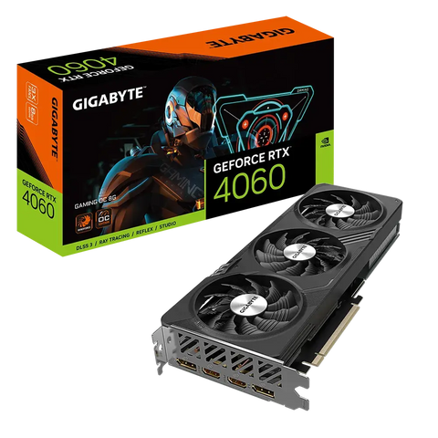 Gigabyte NVIDIA GeForce RTX 4060 GAMING OC 8G 8 GB GDDR6 SDRAM 128-bit PCI Express 4.0 Graphics Card