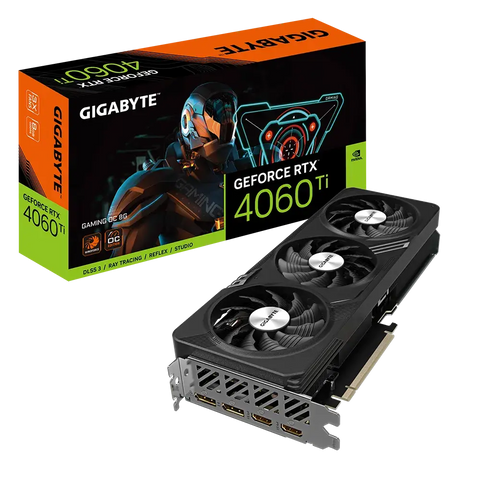 Gigabyte NVIDIA GeForce RTX 4060 Ti GAMING OC 8G 8 GB GDDR6 SDRAM 128-bit PCI Express 4.0 Graphics Card