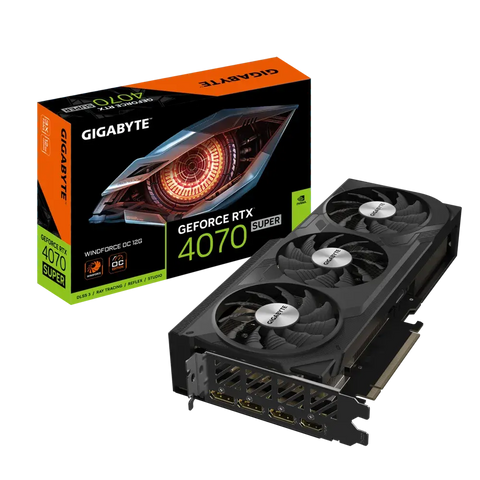 Gigabyte NVIDIA GeForce RTX 4070 SUPER GAMING OC 12G 12 GB GDDR6X SDRAM 192-bit PCI Express 4.0 Graphics Card