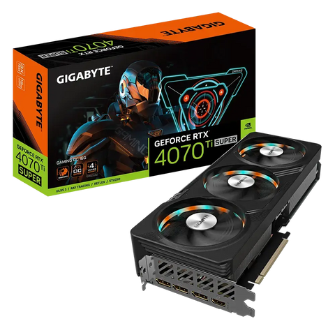 Gigabyte NVIDIA GeForce RTX 4070 Ti SUPER GAMING OC 16G 16 GB GDDR6X SDRAM 256-bit PCI Express 4.0 Graphics Card