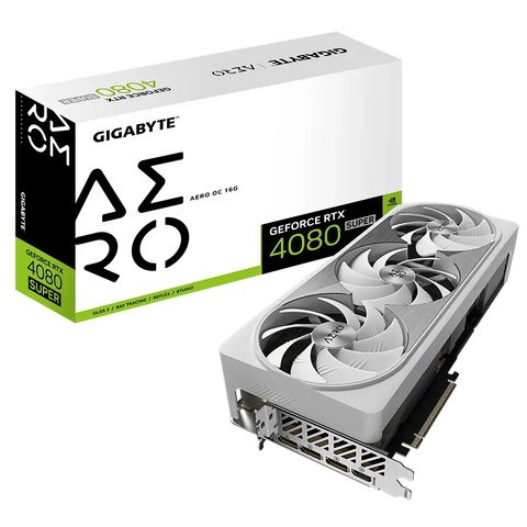 Gigabyte NVIDIA GeForce RTX 4080 SUPER AERO OC 16G 16 GB GDDR6X SDRAM 256-bit PCI Express 4.0 Graphics Card