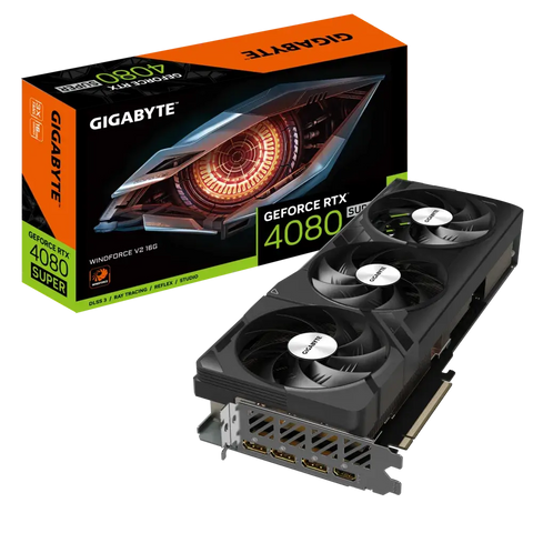 Gigabyte NVIDIA GeForce RTX 4080 SUPER WINDFORCE V2 16G 16 GB GDDR6X SDRAM 256-bit PCI Express 4.0 x16 Graphics Card