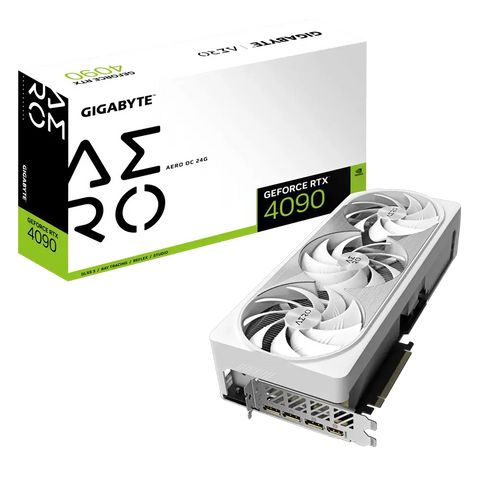 Gigabyte NVIDIA GeForce RTX 4090 AERO OC 24G 24 GB GDDR6X SDRAM 384-bit PCI Express 4.0 Graphics Card