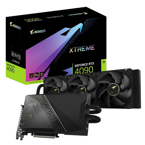 Gigabyte NVIDIA GeForce RTX 4090 XTREME WATERFORCE 24G (rev. 1.0) 24 GB GDDR6X SDRAM 384-bit PCI Express 4.0 Graphics Card