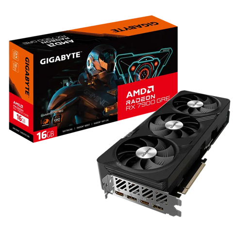 Gigabyte AMD Radeon RX 7900 GRE GAMING OC 16G 16 GB GDDR6 SDRAM 256-bit PCI Express 4.0 Graphics Card