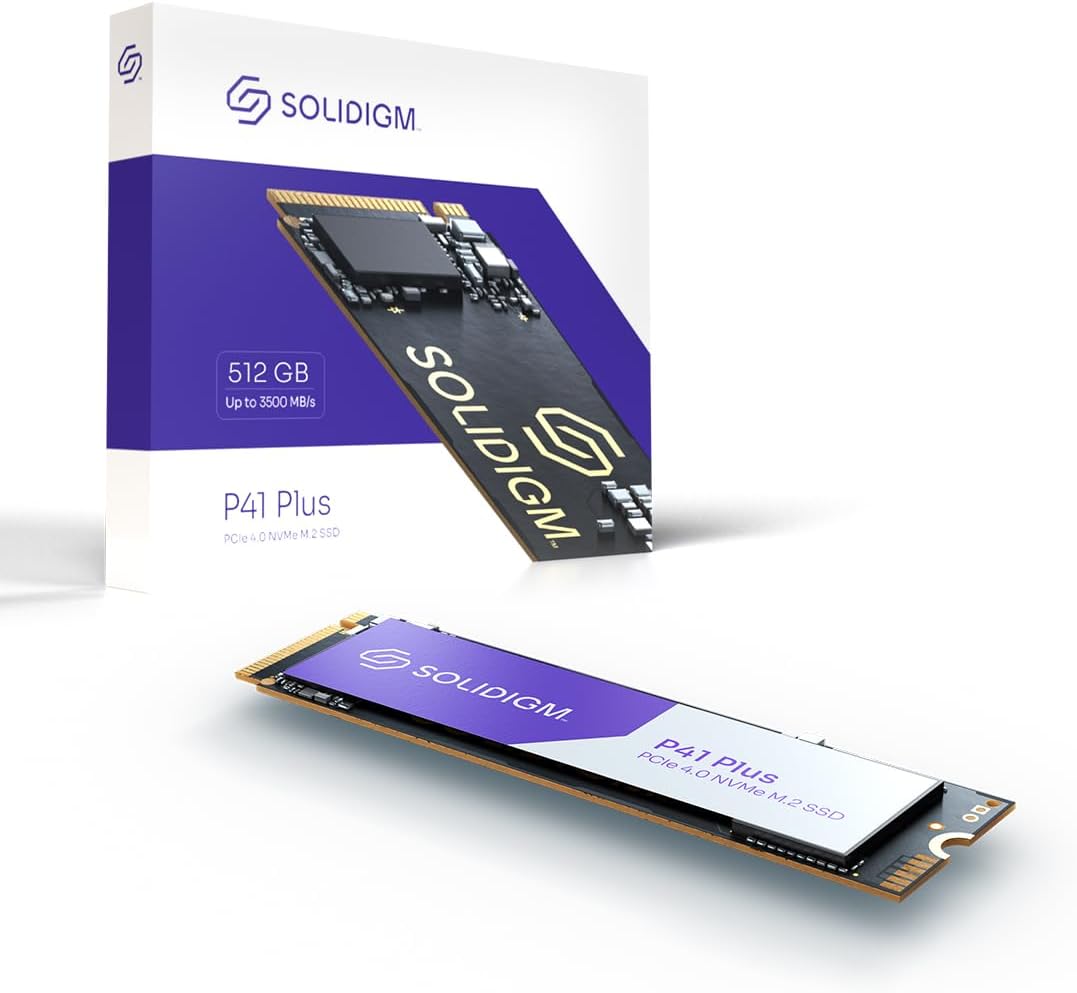 Intel SSDPFKNU512GZX1 P41 Plus 512GB M.2 PCIe NVMe 4.0 X 4 SSD