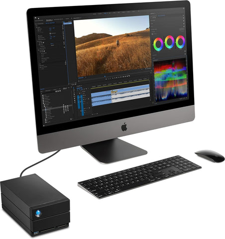 LaCie 2big Dock STLG40000400 40TB Thunderbolt 4 External Desktop Drive