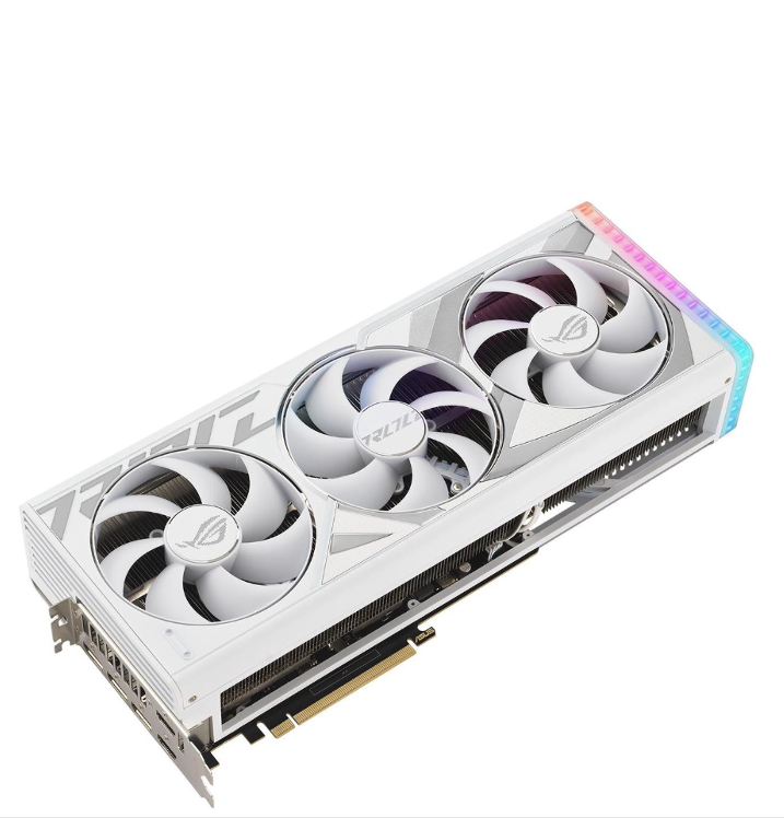 ASUS ROG Strix GeForce RTX 4080 SUPER 16GB - Graphics card - NVIDIA GeForce RTX 4080 SUPER - 16 GB GDDR6X - PCIe 4.0 - 2 x HDMI, 3 x DisplayPort - white