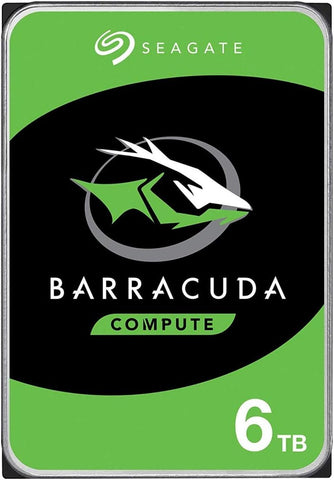 Seagate BarraCuda ST6000DM003 6TB 3.5" 5400RPM 256MB Cache SATA III Hard Disk Drive(HDD)