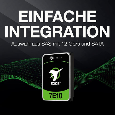 Seagate Exos 7E10 ST10000NM018B 10TB 3.5" 7200RPM 256MB Cache SAS HDD