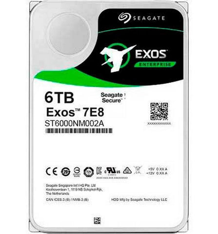 Seagate Exos 7E8 ST6000NM002A 6TB 3.5" 7200RPM 256MB Cache SATA HDD
