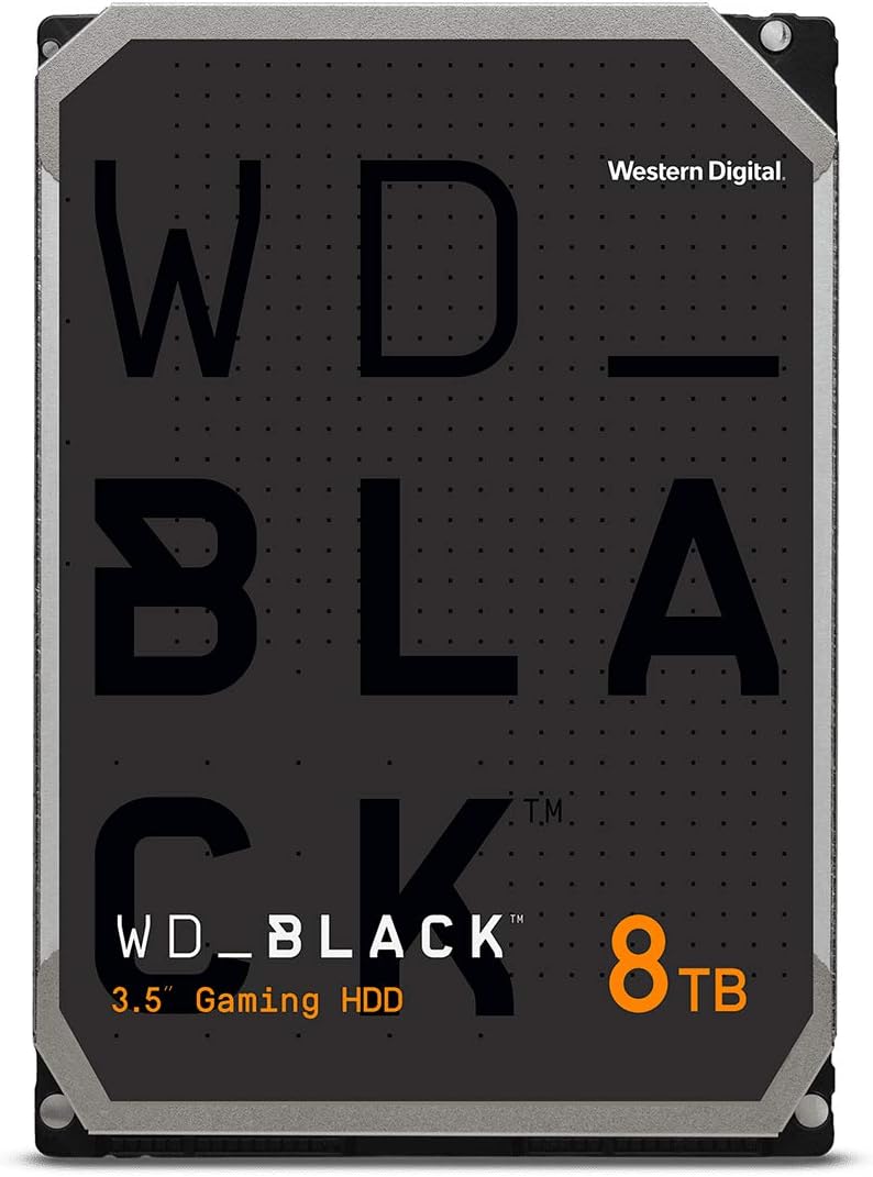 WD BLACK GAMING WD8001FZBX 8TB 3.5" 7200RPM 256MB Cache SATA HDD