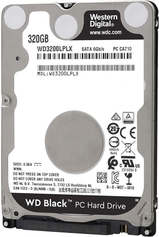 WD Black WD3200LPLX 320GB 2.5" 7200RPM 32MB Cache SATA HDD
