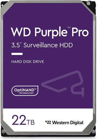 WD PURPLE PRO SURVEILLANCE WD221PURP 22TB 3.5" 7200RPM 512MB Cache SATA HDD