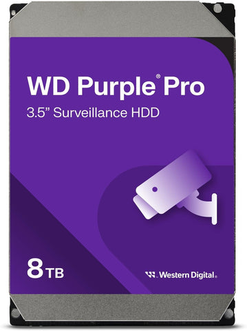 WD PURPLE PRO SURVEILLANCE WD8001PURP 8TB 3.5" 7200RPM 256MB Cache SATA HDD