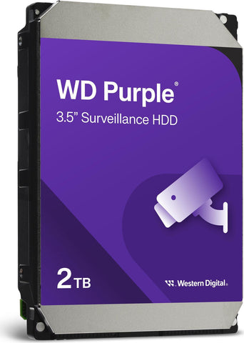 WD PURPLE SURVEILLANCE WD23PURZ 2TB 3.5" 5400RPM 64MB Cache SATA HDD
