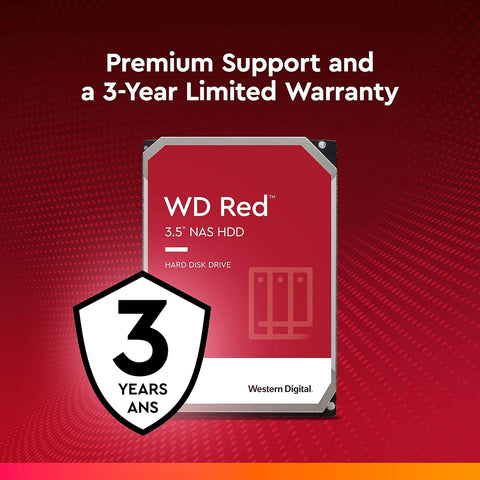 WD RED NAS WD40EFAX 4TB 3.5" 5400RPM 256MB Cache SATA HDD