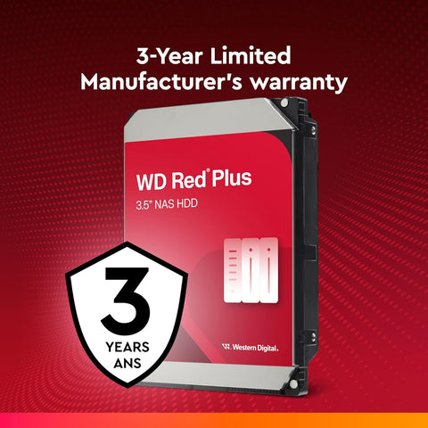 WD RED PLUS SURVEILLANCE WD60EFZX 6TB 3.5" 5640RPM 128MB Cache SATA HDD