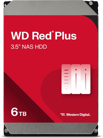 WD RED PLUS SURVEILLANCE WD60EFZX 6TB 3.5" 5640RPM 128MB Cache SATA HDD