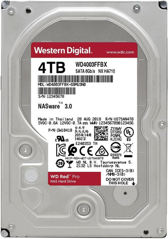 WD RED PRO NAS WD4003FFBX 4TB 3.5" 7200RPM 256MB Cache SATA HDD