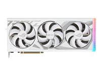 ASUS ROG Strix GeForce RTX 4080 SUPER 16GB - Graphics card - NVIDIA GeForce RTX 4080 SUPER - 16 GB GDDR6X - PCIe 4.0 - 2 x HDMI, 3 x DisplayPort - white