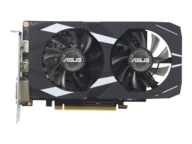 ASUS Dual GeForce GTX 1650 4GB EVO - Graphics card - GF GTX 1650 - 4 GB GDDR6 - PCIe 3.0 - DVI, HDMI, DisplayPort