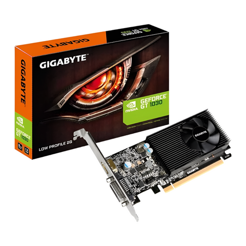 Gigabyte NVIDIA GeForce GT 1030 Low Profile D4 2G 2 GB DDR4 SDRAM 64-bit PCI Express 3.0 Graphics Card